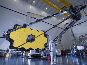 James Webb Space Telescope unfolded